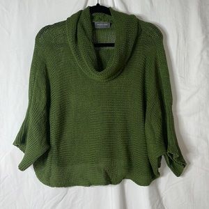 Wooden Ships Cowl Neck Crop Sweater Size Medium